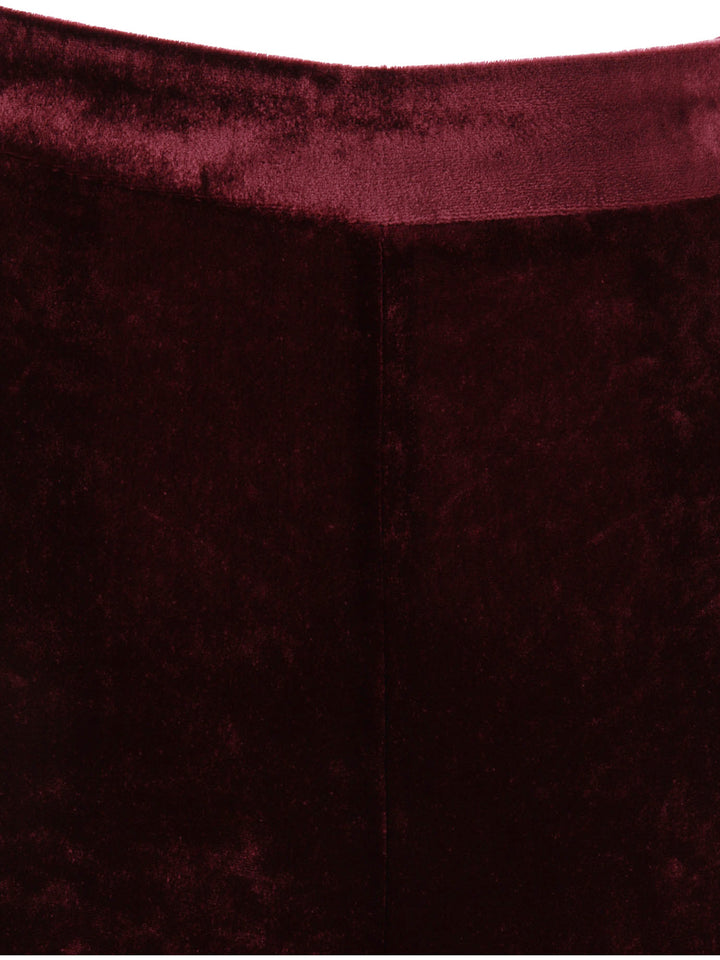 Velvet Trousers Bordeaux