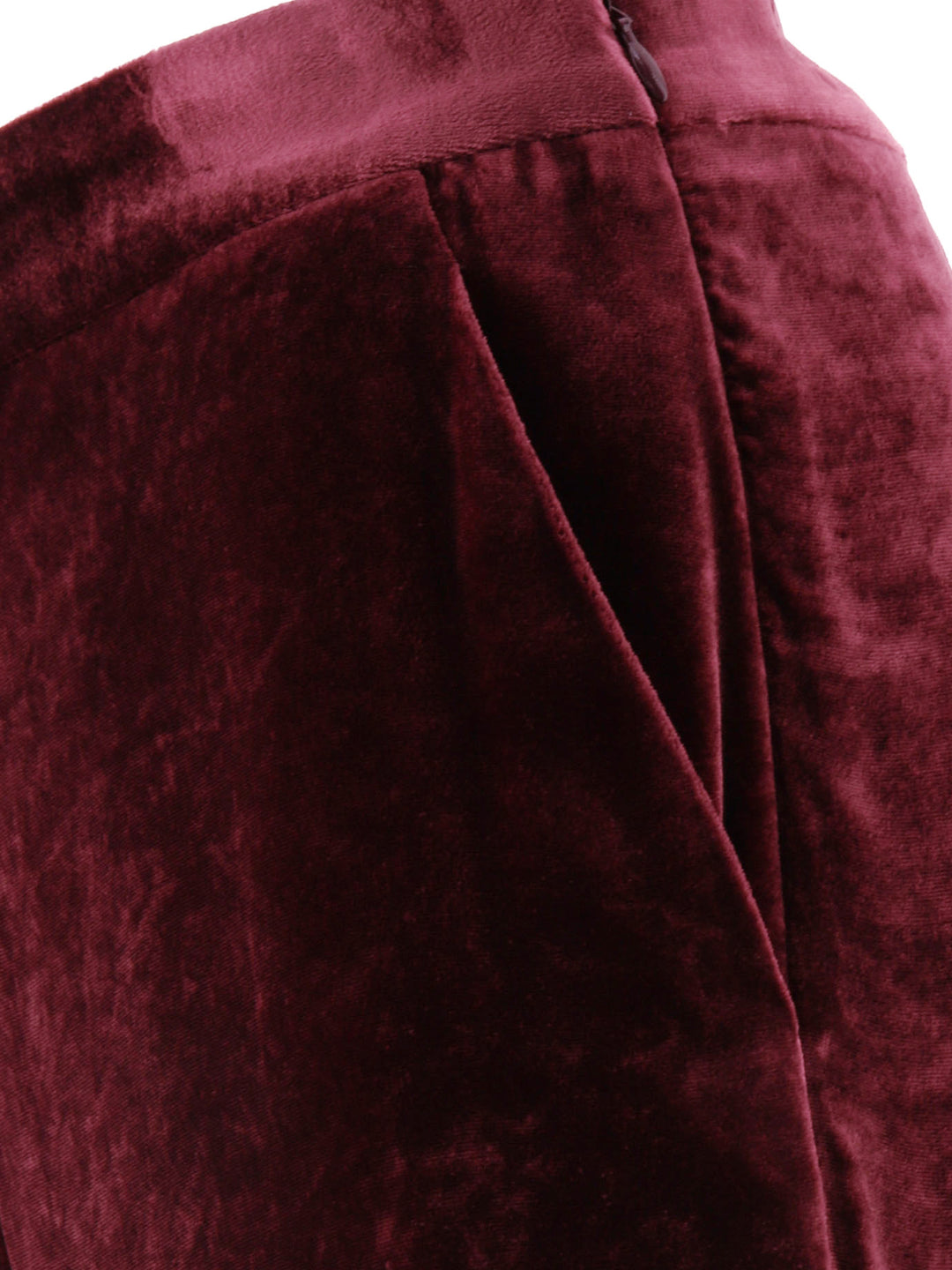 Velvet Trousers Bordeaux