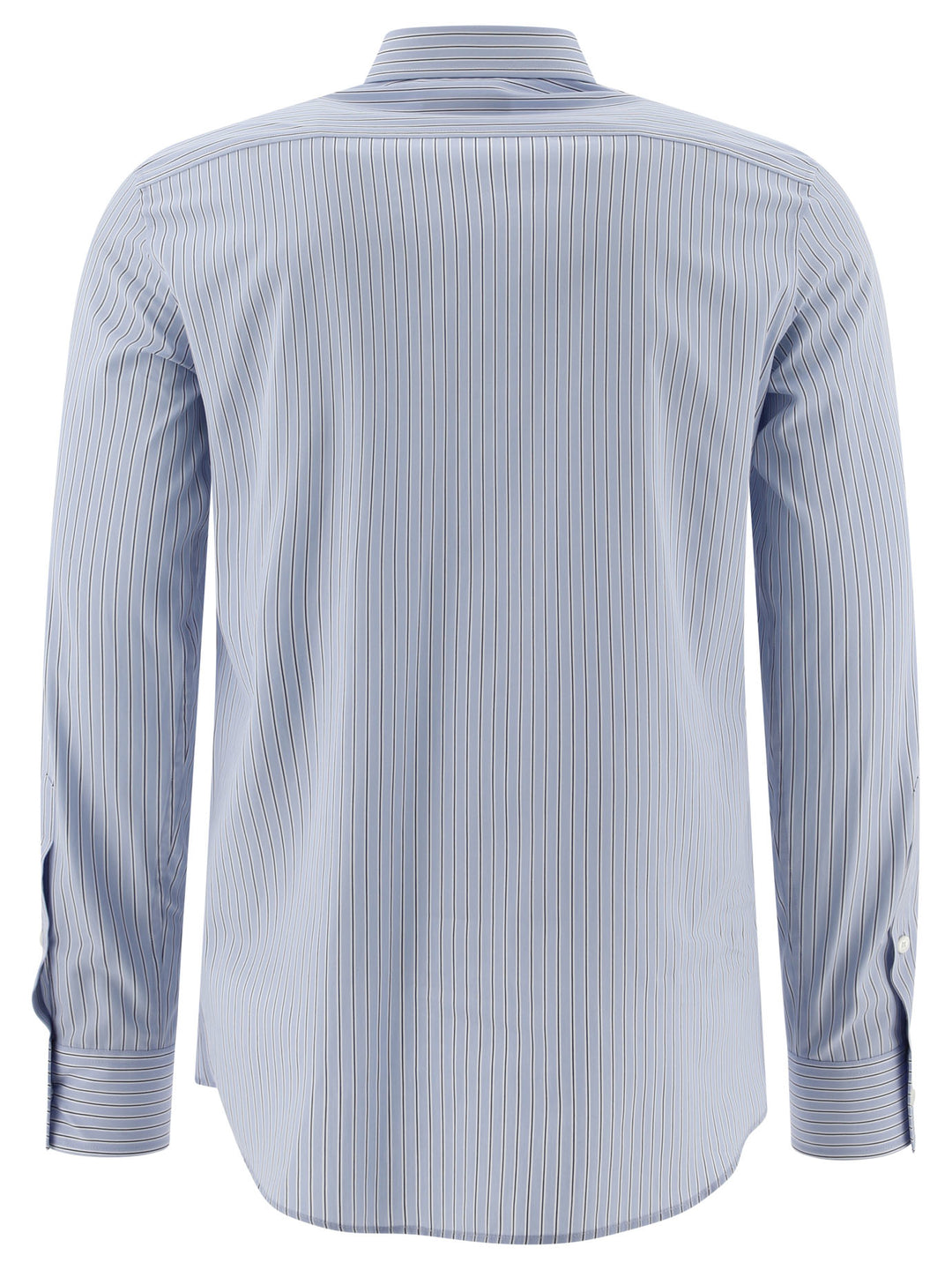 Shirt With Metallic V Detail Shirts Light Blue