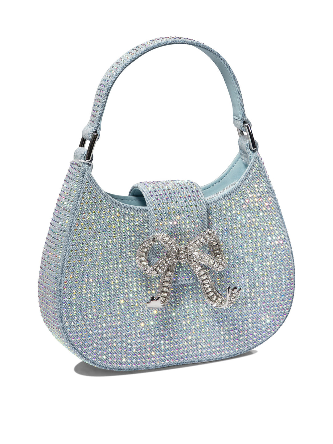 Crescent Shoulder Bags Light Blue