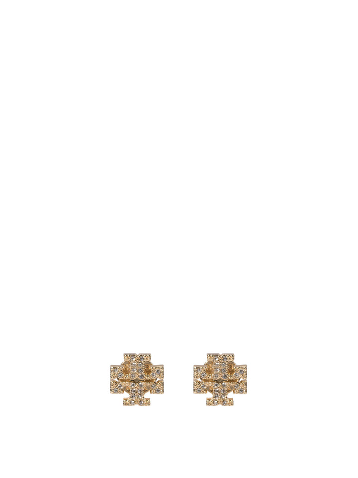 Kira Pave Studs Jewels Gold