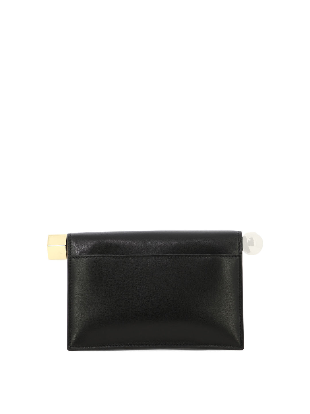 La Petite Pochette Rond Carré Clutches Black