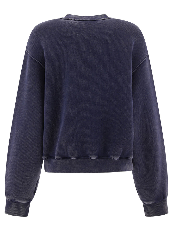 Puff Logo Sweatshirt Sweatshirts Blue