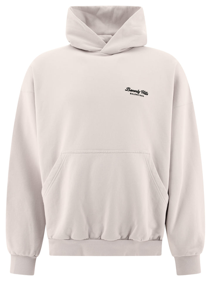 Beverly Hills Oversize Sweatshirts White