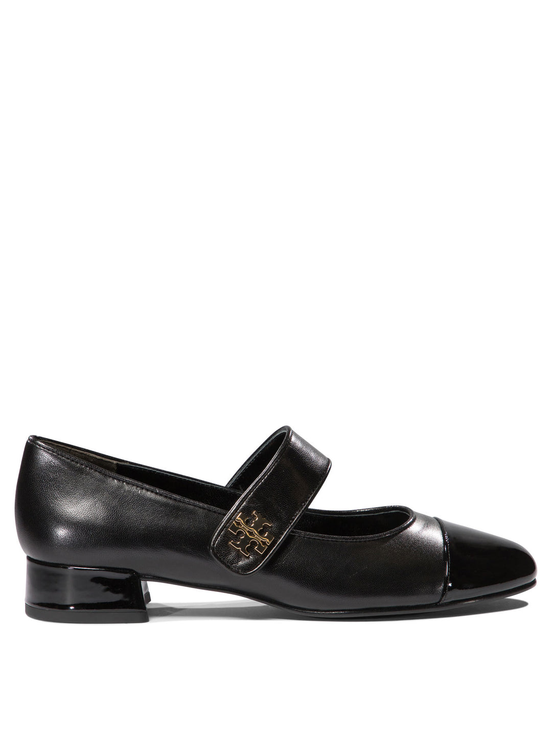 Cap-Toe Ballerinas Black