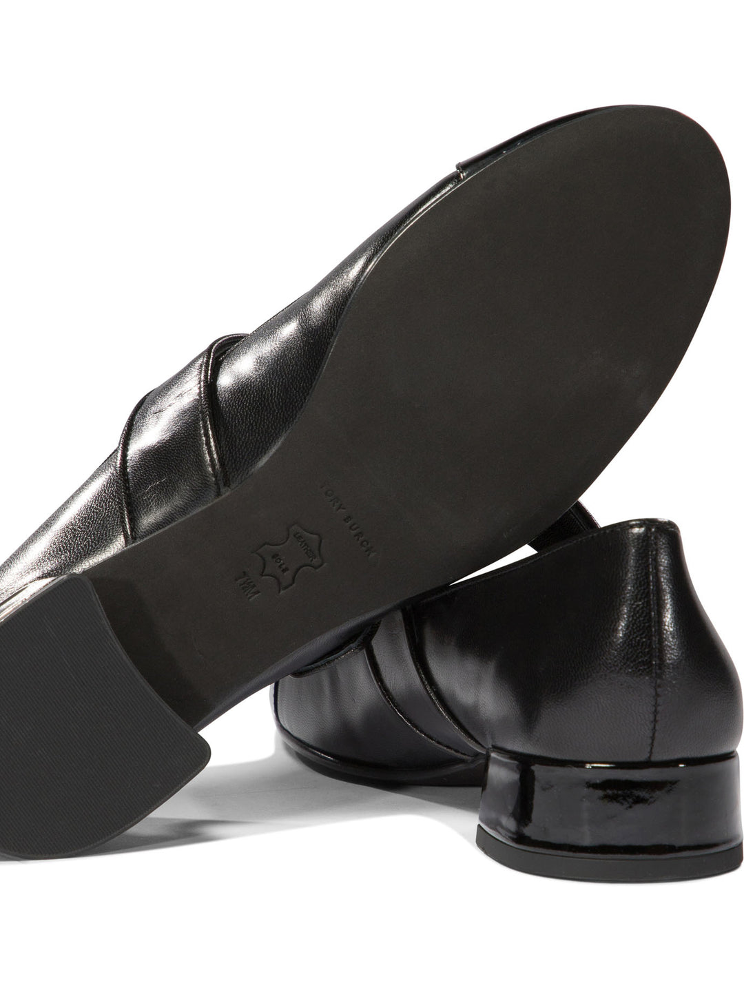 Cap-Toe Ballerinas Black