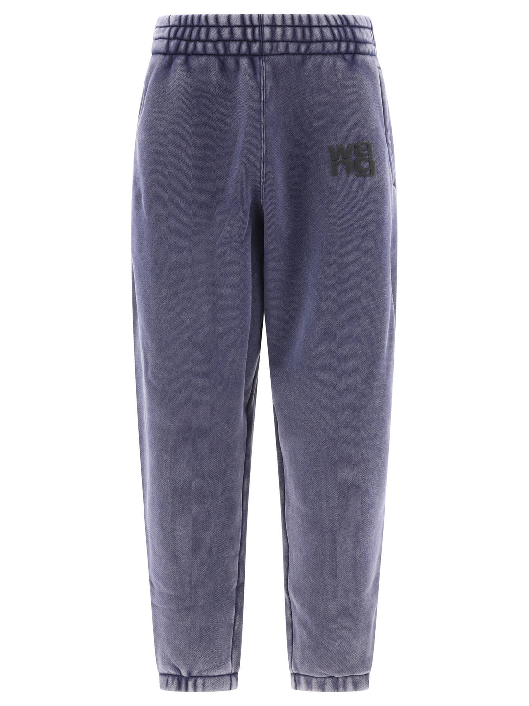 Joggers With Rubberised Logo Trousers Blue