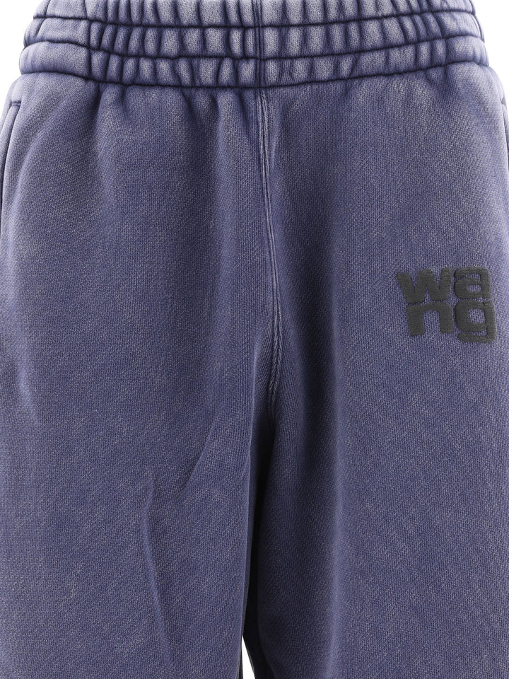 Joggers With Rubberised Logo Trousers Blue