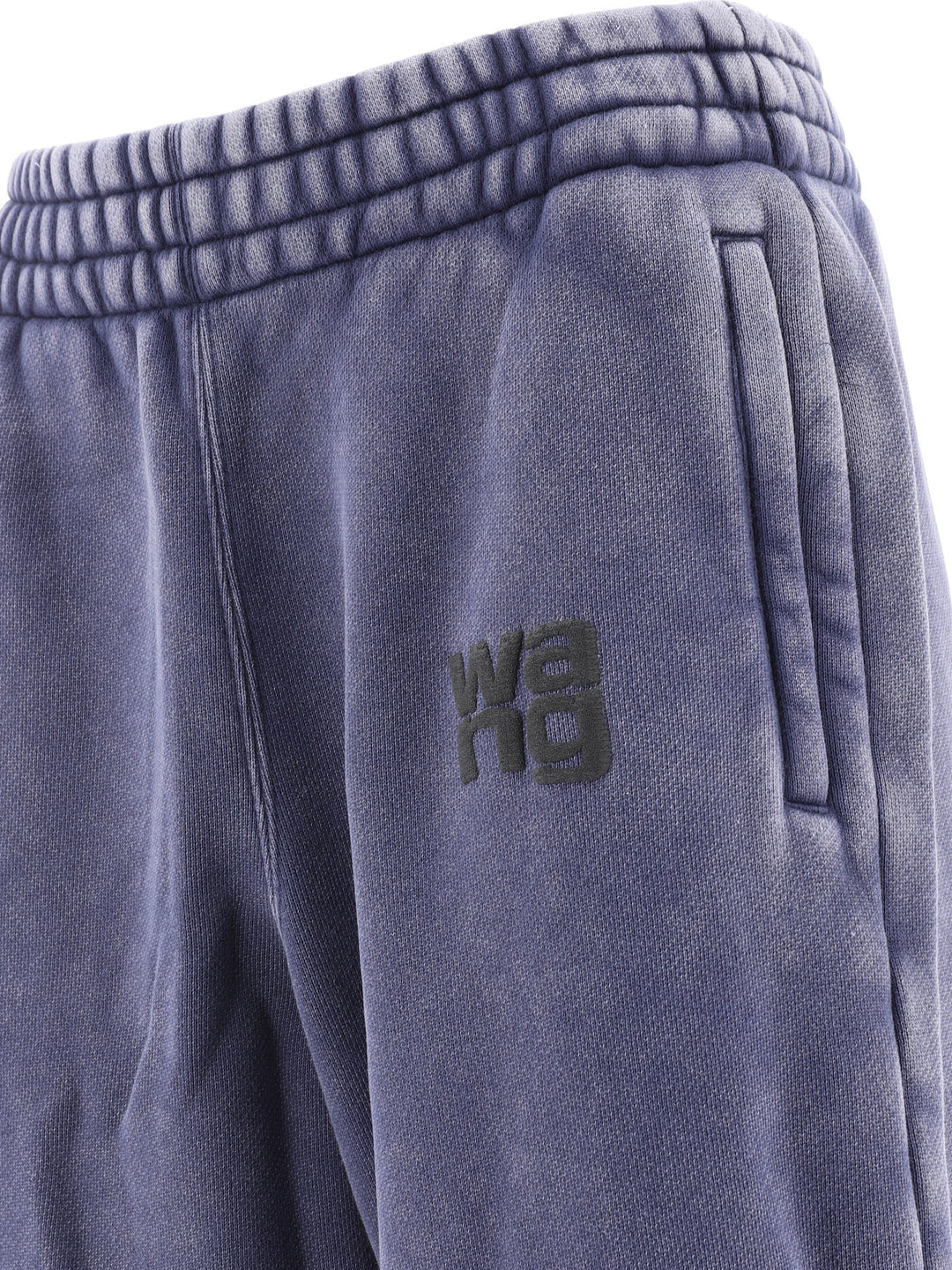 Joggers With Rubberised Logo Trousers Blue