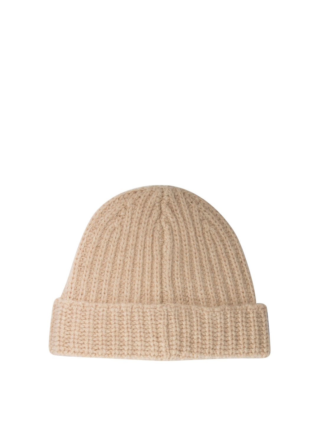 Shetland Wool Beanie With Marni Mending Hats Beige