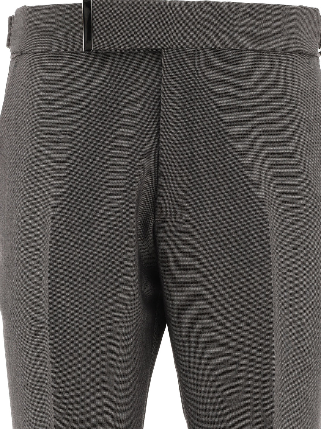 Wool And Mohair Trousers Grey