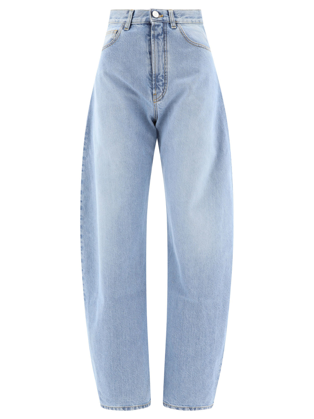 Round Jeans Light Blue