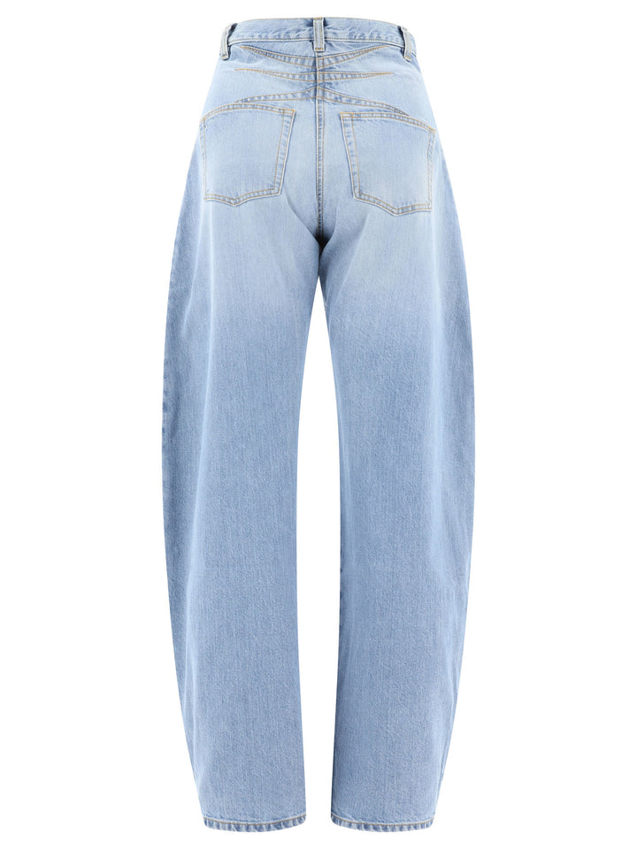 Round Jeans Light Blue