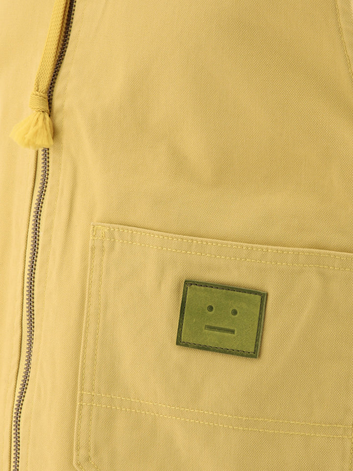 Canvas Vest Jacket Jackets Yellow