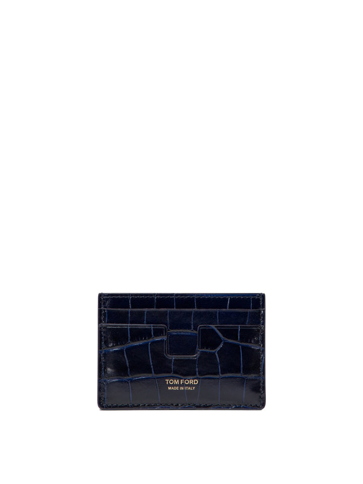 T Line Wallets & Card Holders Blue