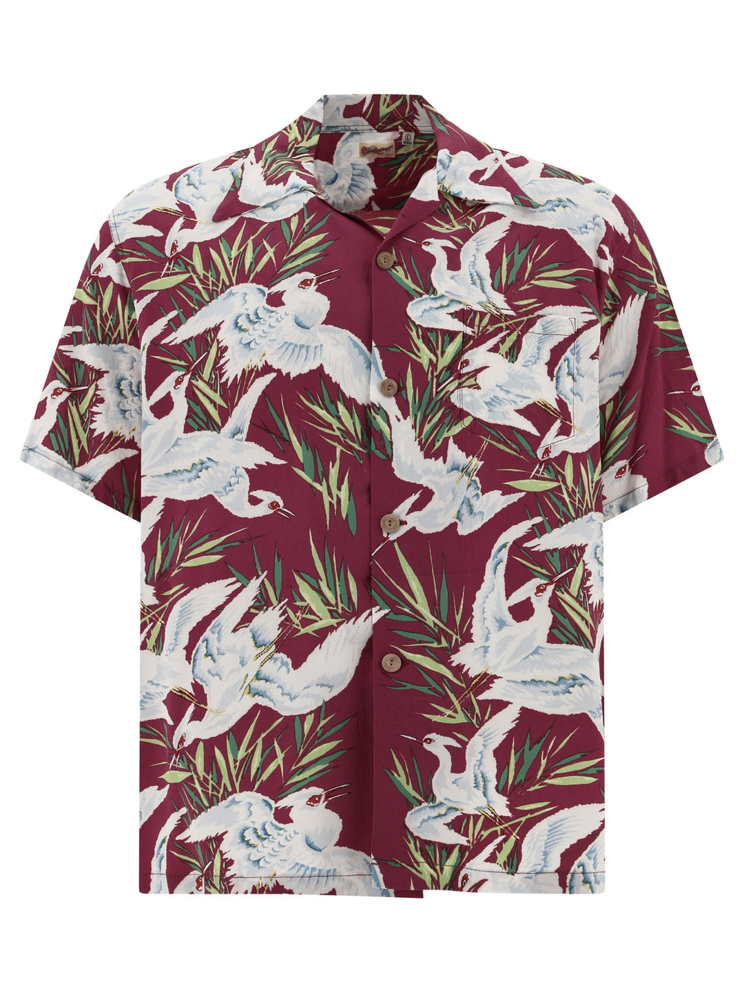 White Egret Shirts Bordeaux