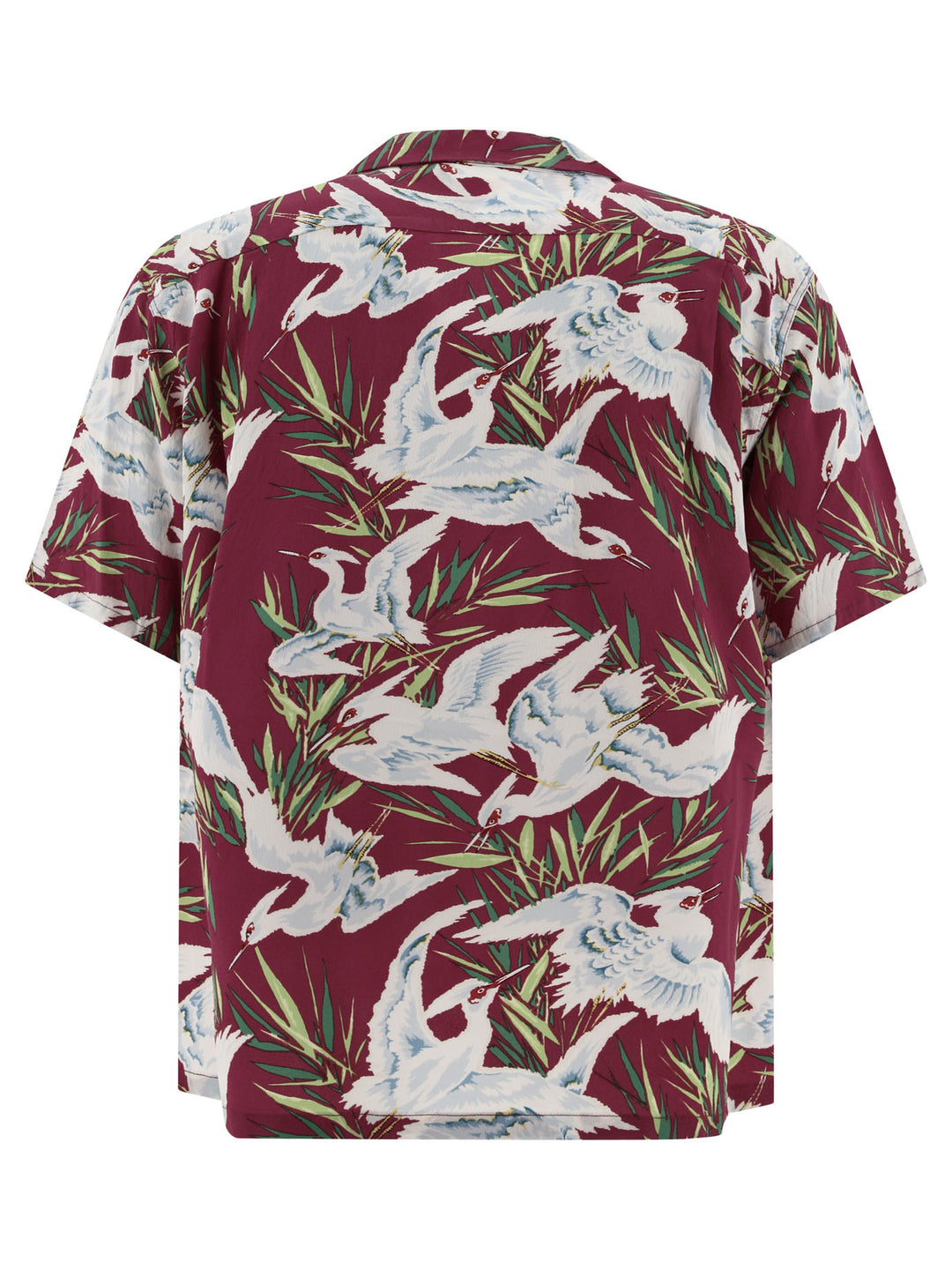 White Egret Shirts Bordeaux