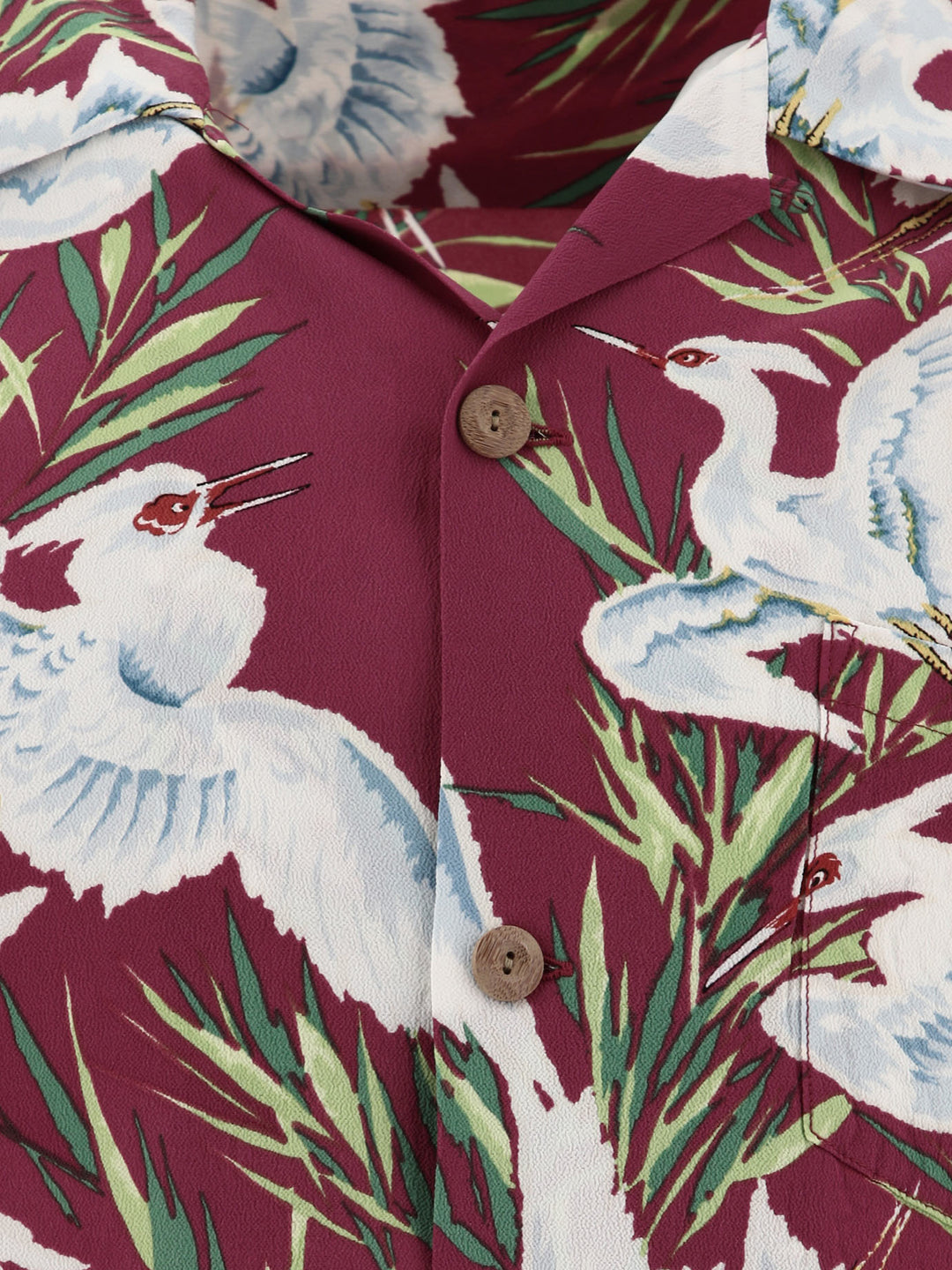 White Egret Shirts Bordeaux