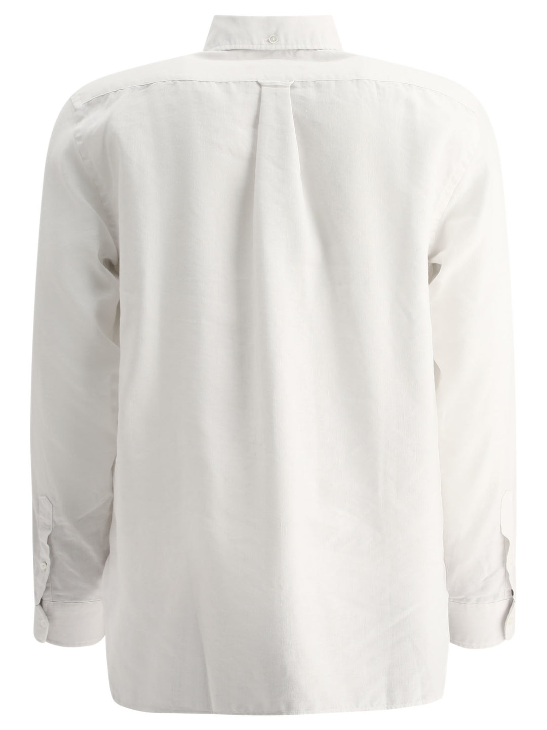 Linen Shirt With Chest Pocket Shirts White