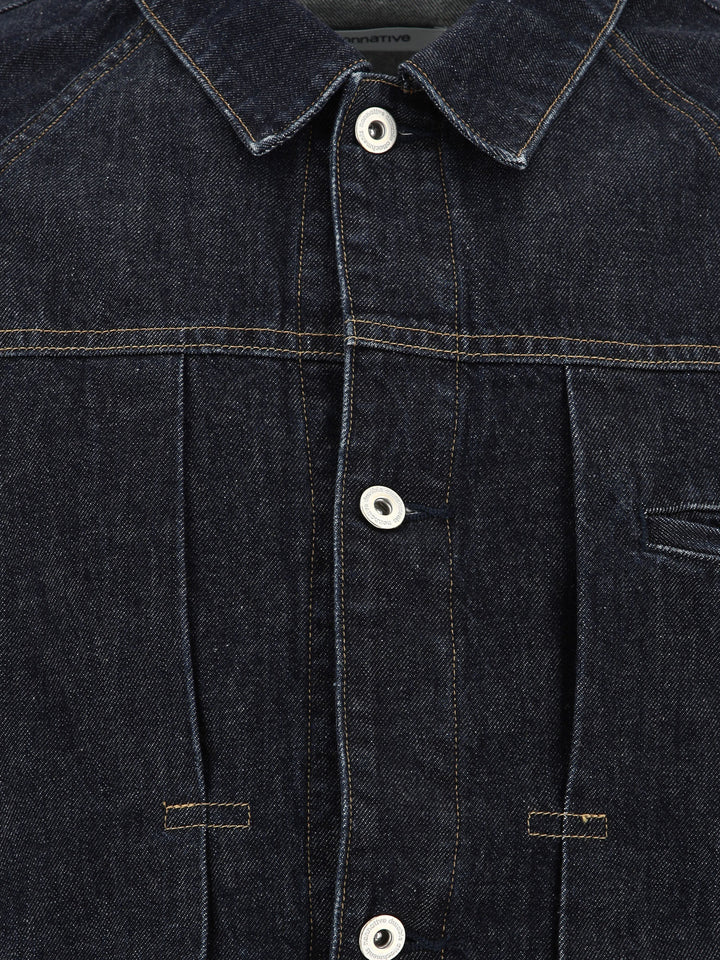 Raw Denim Trucker Jacket Jackets Blue