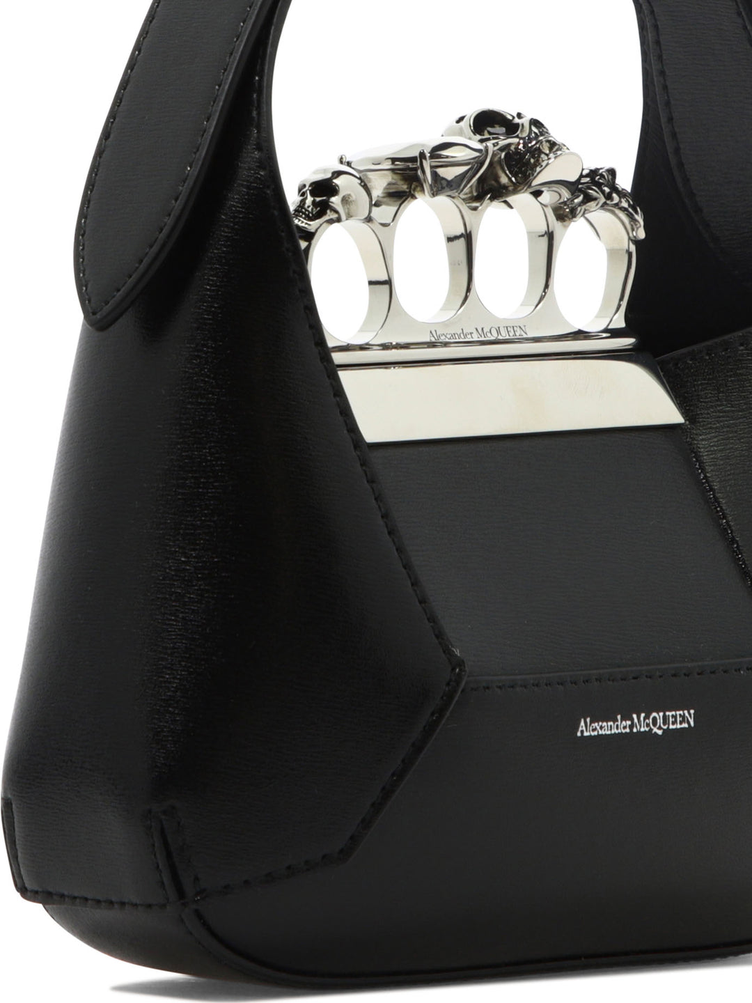 The Jewelled Hobo Handbags Black