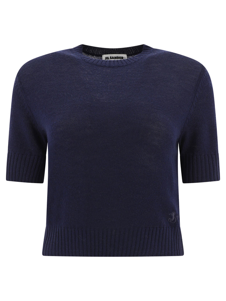 Wool Sweater T-Shirts Blue