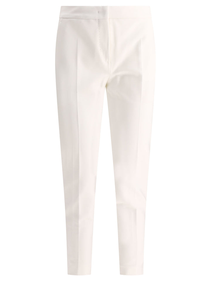 Viscose Jersey Trousers White