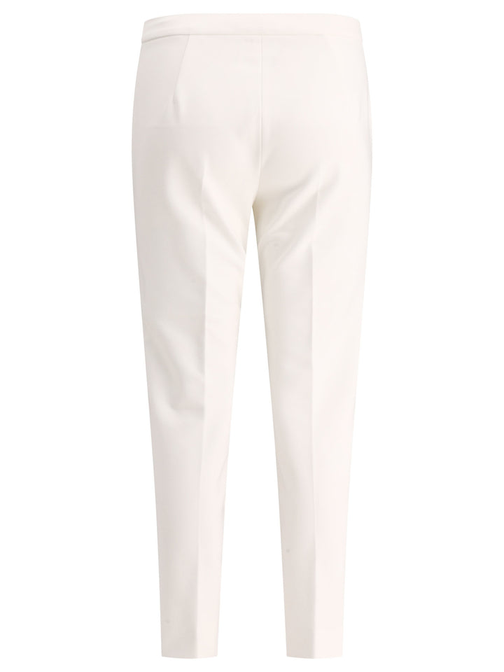 Viscose Jersey Trousers White