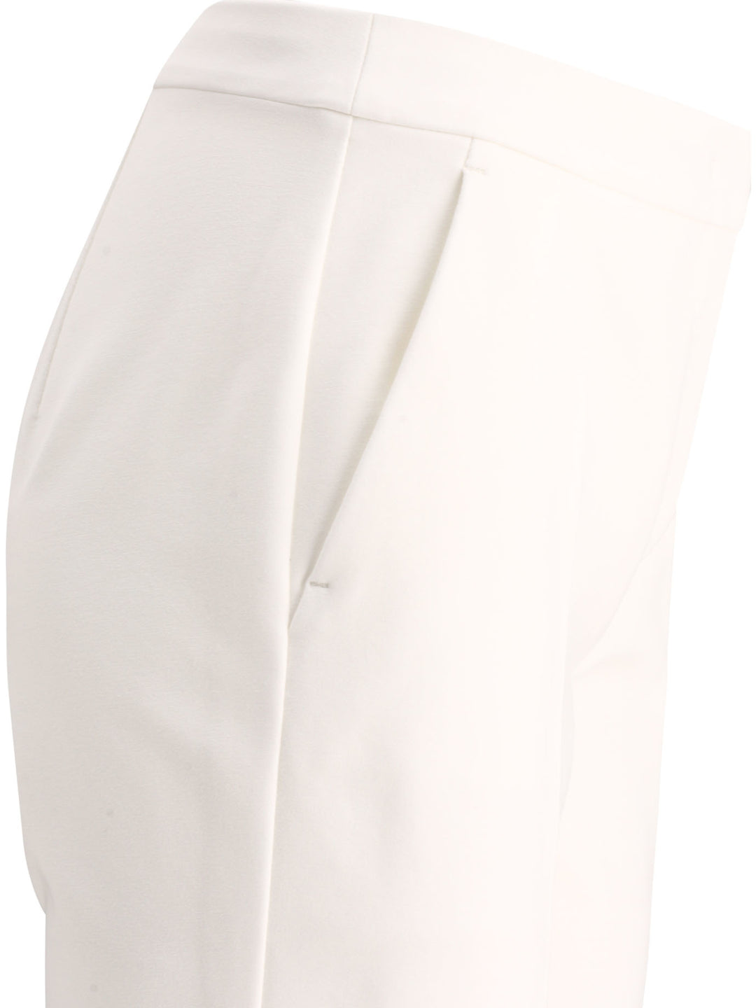 Viscose Jersey Trousers White