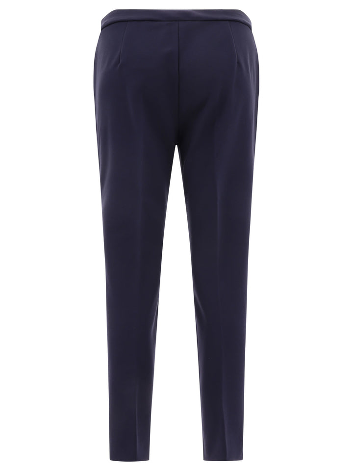 Viscose Jersey Trousers Blue