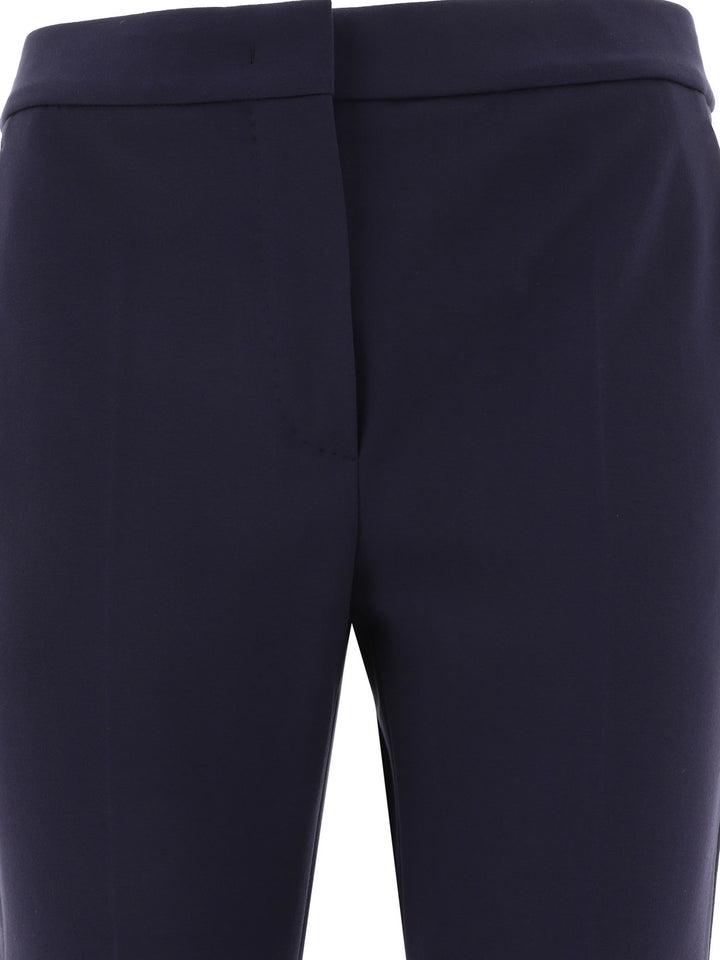 Viscose Jersey Trousers Blue