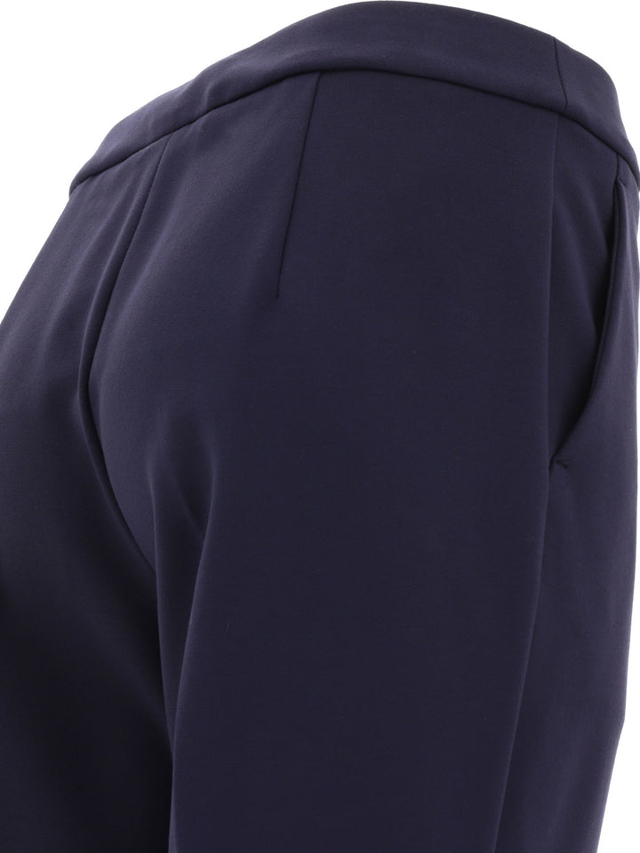 Viscose Jersey Trousers Blue