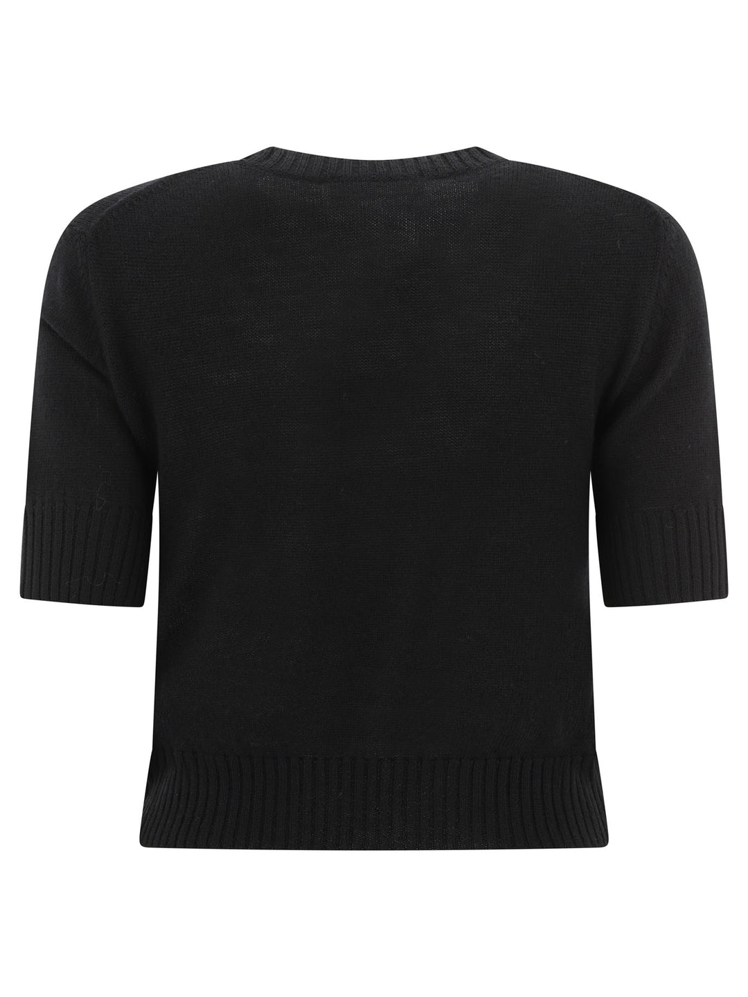 Wool Sweater T-Shirts Black