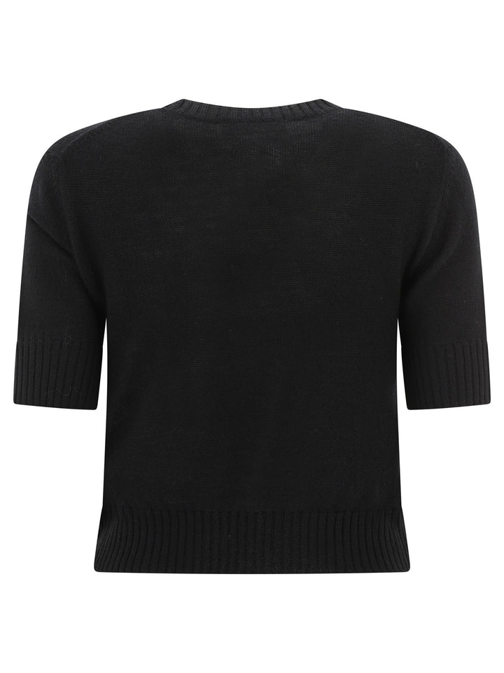 Wool Sweater T-Shirts Black