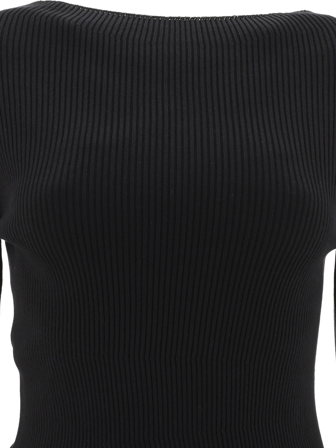 Ribbed Sweater Knitwear Black