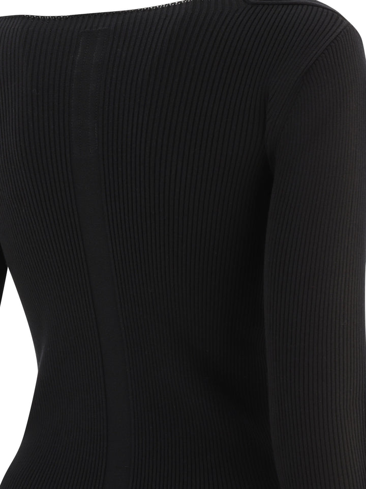 Ribbed Sweater Knitwear Black