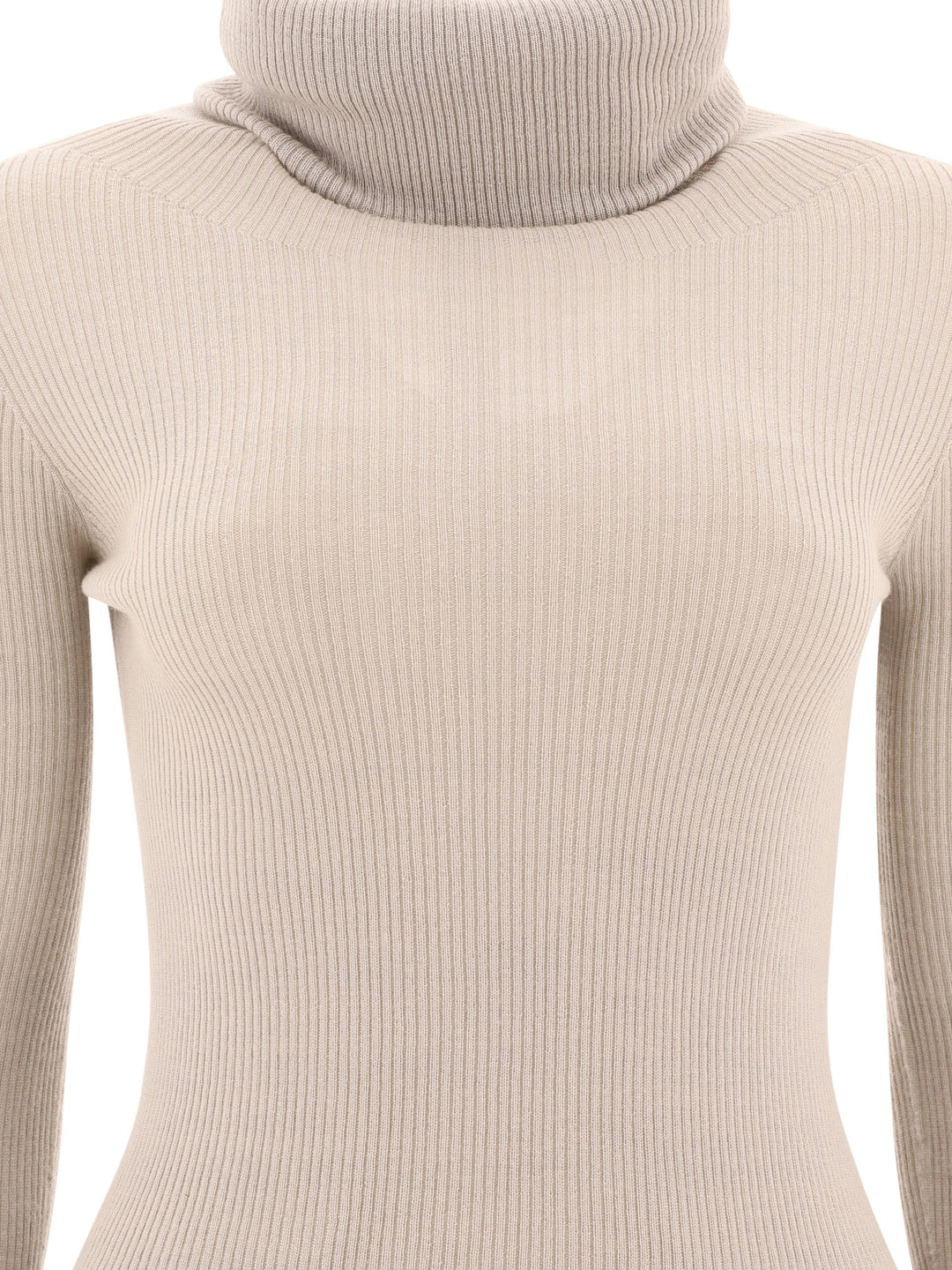 Ribbed Tube Knitwear Grey