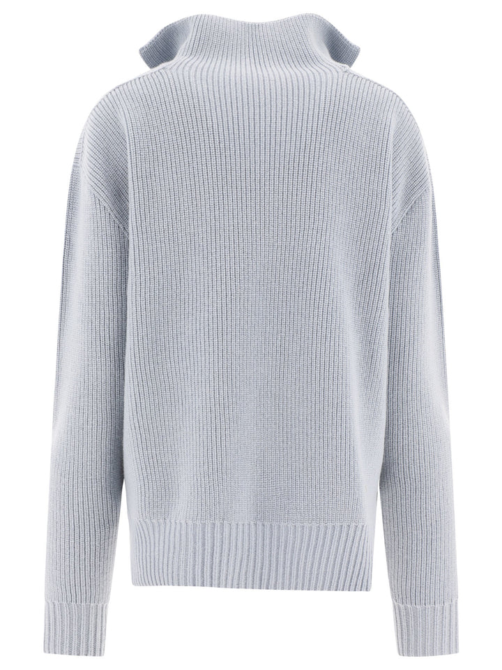 Fisherman Tabard Knitwear Light Blue