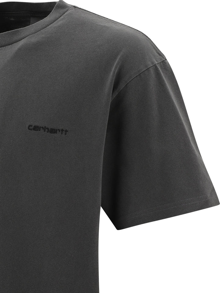 Duster Script T-Shirts Grey