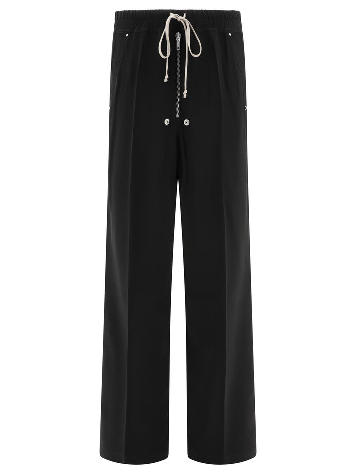 Wide Bela Trousers Black