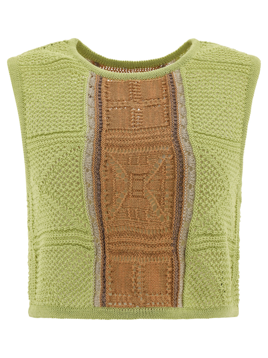 7g Crochet Knit Tops Green