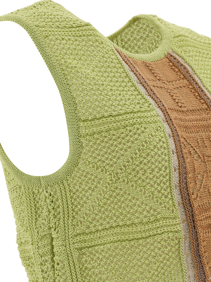 7g Crochet Knit Tops Green