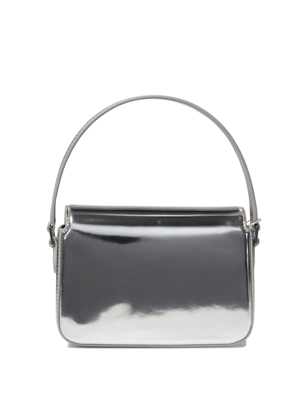 Silver Micro Shoulder Bags Silver