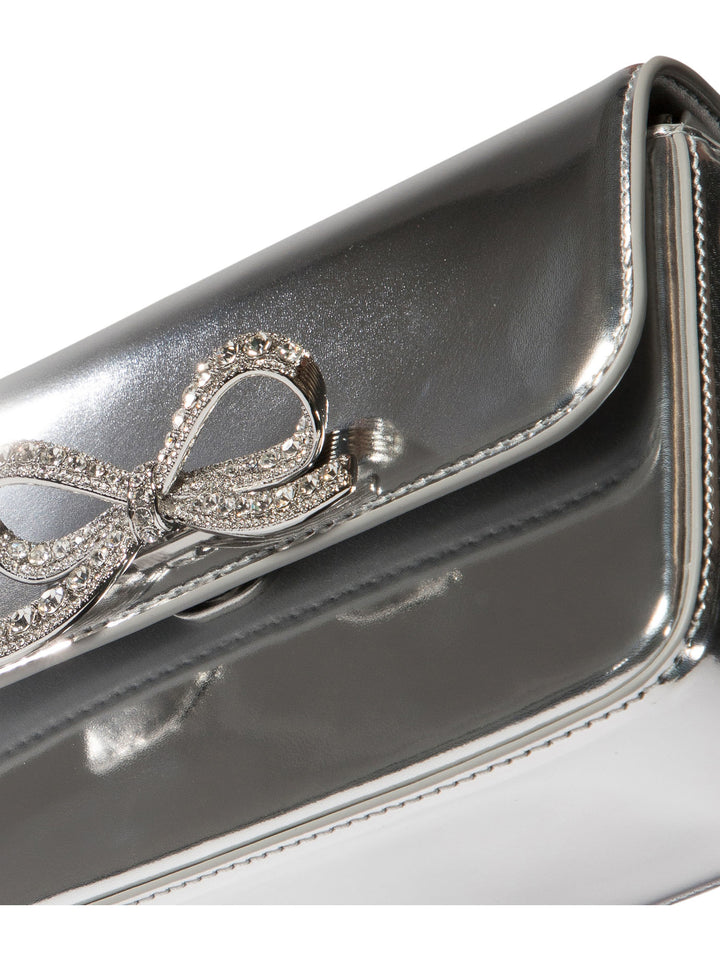 Silver Micro Shoulder Bags Silver