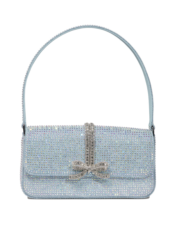 Rhinestone Denim Shoulder Bag Shoulder Bags Light Blue