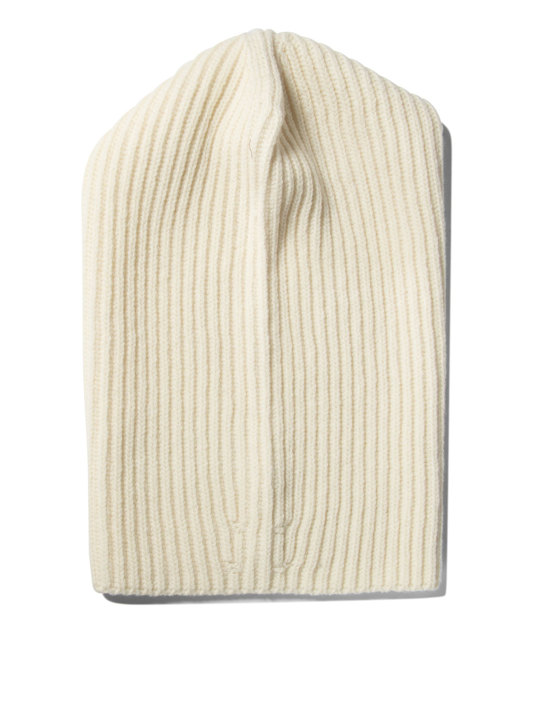 Ribbed Balaclava Hats White