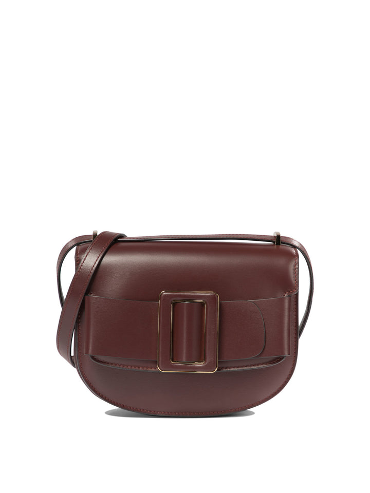 Buckle Saddle Shoulder Bags Bordeaux