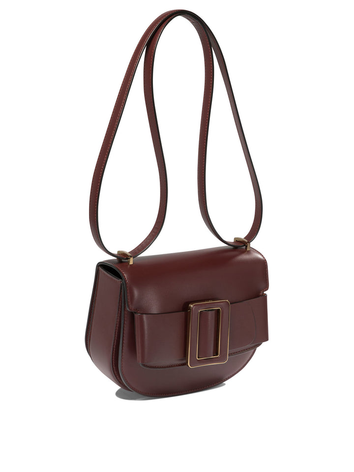 Buckle Saddle Shoulder Bags Bordeaux