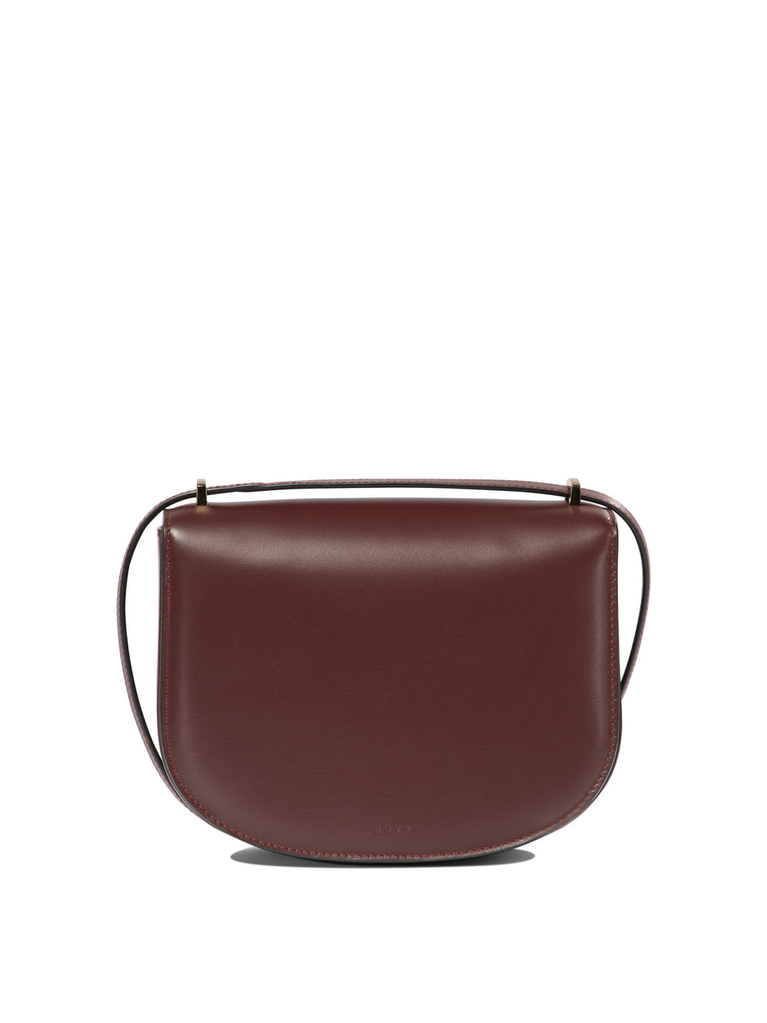 Buckle Saddle Shoulder Bags Bordeaux