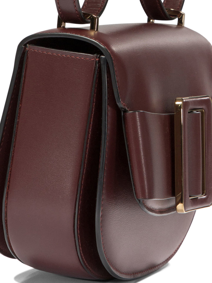 Buckle Saddle Shoulder Bags Bordeaux